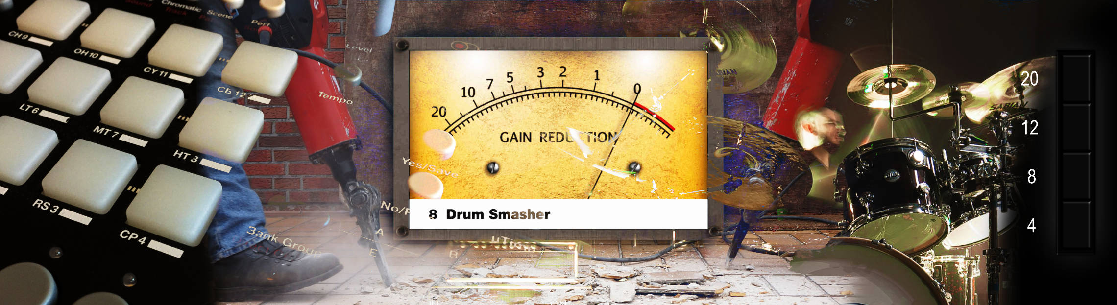 Schwerkraftmaschine Drum Smasher