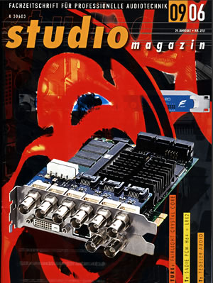 Studio-Magazin 09/2006 testet den Vari Tube Compressor