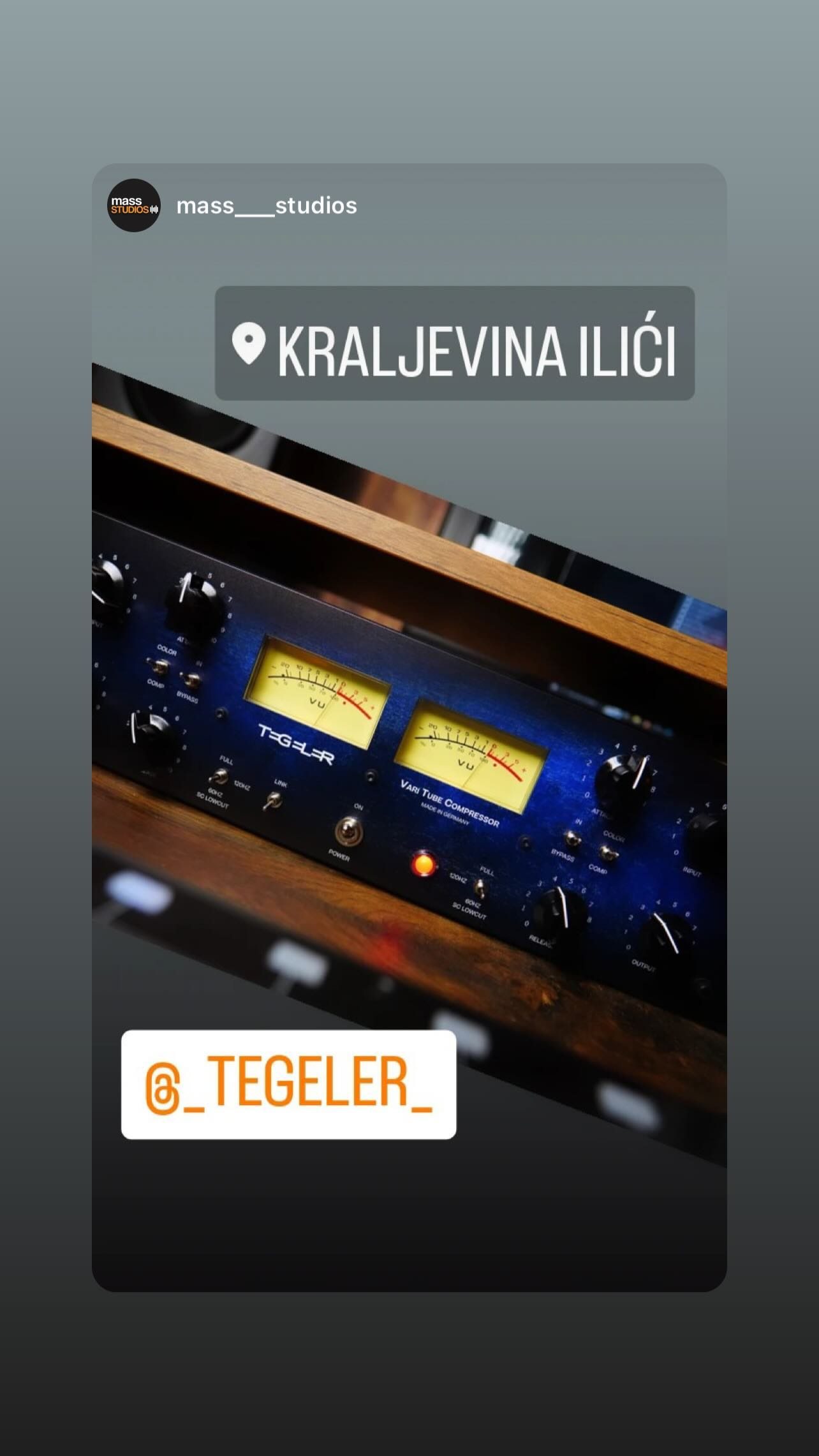 Tegeler | Vari Tube Compressor | Vari-Mu Mastering and Bus Compressor
